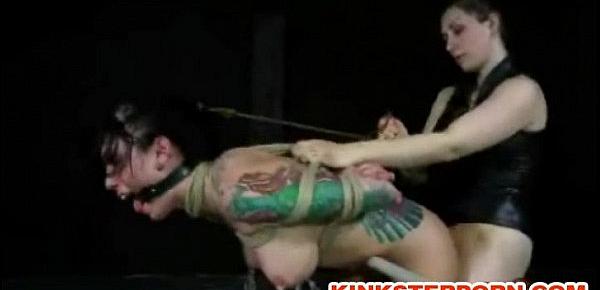  Slave is Bonded Humiliated and Pussy Whiped